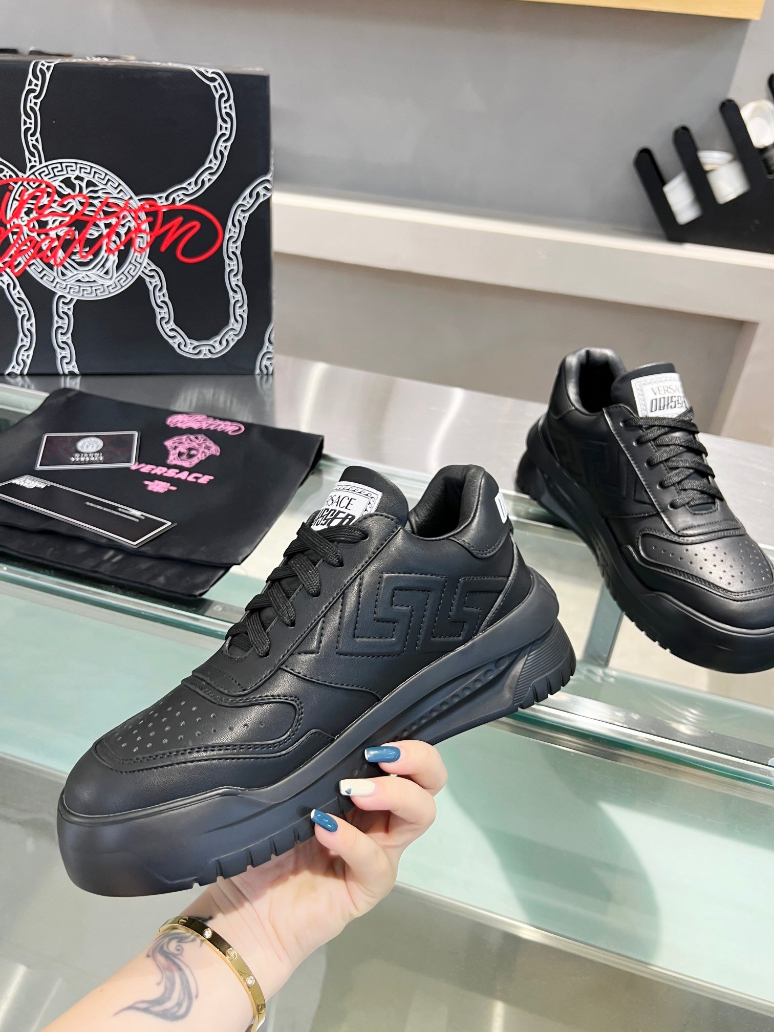 Versace Shoes-Contact CS for Coupons or More Info-003